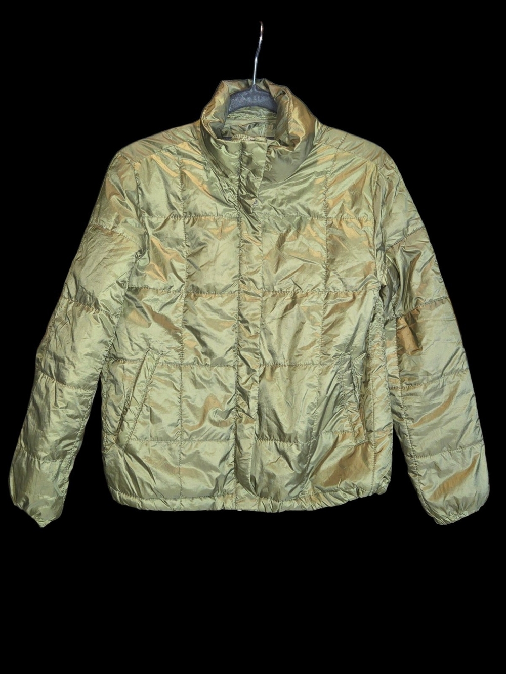 Madewell Light Green Quilted Puffer Jacket